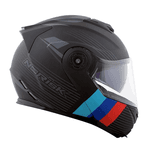Capacete Norisk Ff345 Route Stroke - Preto Vermelho Azul