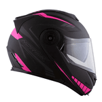 Capacete Norisk Ff345 Route Motion - Preto Rosa