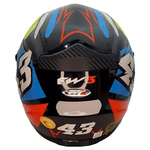 Capacete Fw3 Gtx 43 - Amarelo/azul