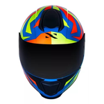 Capacete Norisk Ff802 Razor Cutting - Azul Amarelo