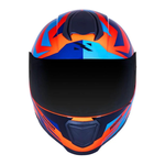 Capacete Norisk Ff802 Razor Cutting - Laranja Azul