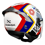 Capacete Norisk Neo Vizion - Branco Azul
