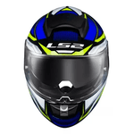 Capacete Ls2 Ff397 Vector Evo Rider - Azul Amarelo 