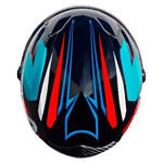 Capacete Fw3 Gtx 43 - Azul/vermelho