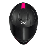 Capacete Norisk Ff802 Razor Full - Preto Fosco Rosa