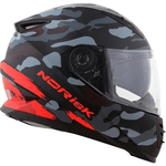 Capacete Norisk Ff302 Destroyer - Preto Vermelho