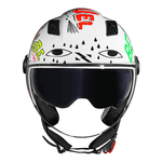 Capacete Norisk Orion Sv Free - Branco/laranja