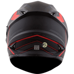Capacete Norisk Ff302 Target - Preto Vermelho