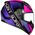 Capacete Race Tech Sector Slash - Preto/roxo