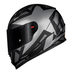 Capacete Ls2 Ff358 Starwar - Preto Prata.