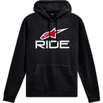 Moletom Alpinestars Ride 4.0 Hoodie - Preto Branco Vermelho