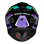 Capacete Race Tech Hit Draw - Preto/roxo