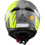 Capacete Texx Kratos Cyber - Cinza/verde Fosco
