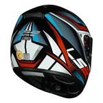 Capacete Ls2 Ff397 Vector Evo Rider - Azul Vermelho
