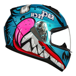 Capacete Race Tech Sector Nhac - Azul/rosa