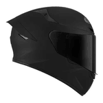 Capacete Kyt Tt Course Plain - Preto Fosco