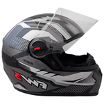 Capacete Fw3 Gtn Fox - Grafite/preto/branco