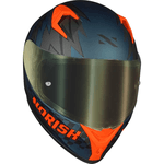 Capacete Norisk Flow Daytona - Azul/laranja