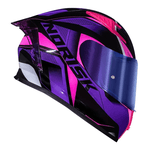 Capacete Norisk Flow Pulse - Roxo/rosa