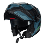 Capacete Race Tech Signal Gear - Azul Fosco Preto.