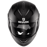Capacete Shark Ridill 2 Blank Mat Kma - Preto Fosco.