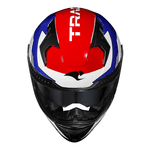 Capacete Race Tech Volt Track - Branco/azul