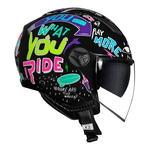 Capacete Norisk Orion Sv Free - Preto/roxo