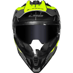 Capacete Ls2 Mx702 Pioneer Ii Namib - Cinza/amarelo