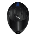 Capacete Norisk Ff802 Razor Full - Preto Fosco/azul
