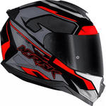 Capacete Norisk Ff802 Razor Speedmax - Cinza Laranja.