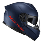 Capacete Race Tech Signal Monocolor - Azul Fosco.
