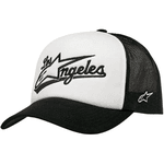 Boné Alpinestars Los Angeles Trucker - Branco Preto