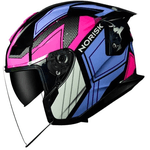 Capacete Norisk Downtown Provenza - Preto Rosa
