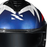 Capacete Norisk Strada Ii St - Branco/azul/vermelho
