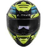 Capacete Ls2 Ff800 Storm Tracker - Preto/amarelo