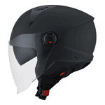 Capacete Kyt D-city Plain - Preto Fosco