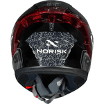 Capacete Norisk Flow Robot - Preto/vermelho