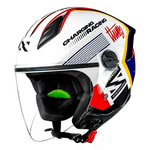 Capacete Norisk Neo Vizion - Branco Azul