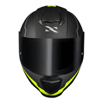 Capacete Norisk Ff802 Razor Full - Preto Fosco/amarelo