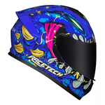 Capacete Race Tech Hit Lizard - Azul