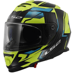 Capacete Ls2 Ff800 Storm Tracker - Preto/amarelo