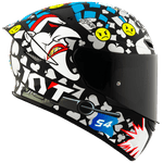 Capacete Kyt Tt Course Riccardo Rossi Replica 2022 - Branco Preto