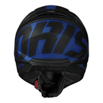 Capacete Norisk Ff802 Razor Full - Preto Fosco/azul