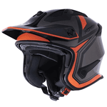 Capacete Norisk Darth Outline - Titanium Laranja