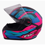 Capacete Fw3 Gtn Fox - Rosa/azul