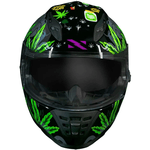 Capacete Norisk Ff302 Magic Seeds - Verde