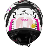 Capacete Race Tech Volt Ninja - Branco/rosa