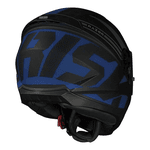 Capacete Norisk Ff802 Razor Full - Preto Fosco/azul