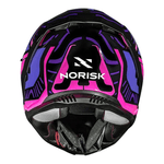 Capacete Norisk Strada Ii Fusion - Roxo/preto/rosa