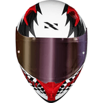 Capacete Norisk Flow Daytona - Branco/vermelho